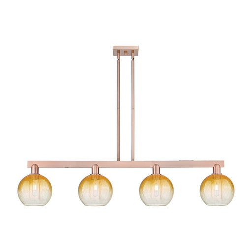 Innovations BH Globe 4Lt 48" Stem Island, CP/AM - 716-4I-AC-G483-8AM