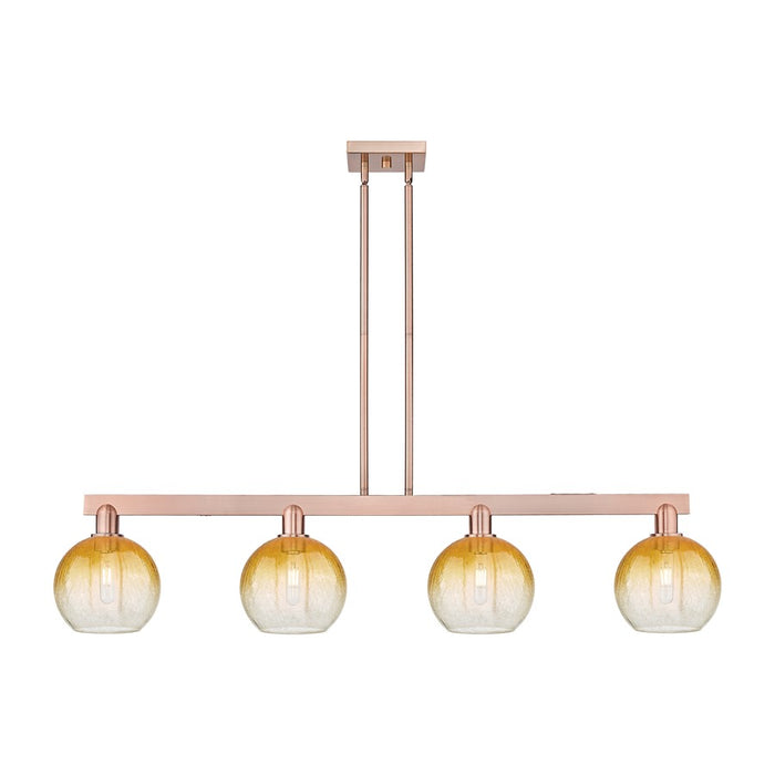 Innovations BH Globe 4Lt 48" Stem Island, CP/AM - 716-4I-AC-G483-8AM
