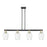 Innovations Preston 4Lt 48" Flute Stem Island, BKS/CL - 716-4I-BAB-G457-6CL