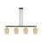 Innovations Preston 4Lt 48" Flute Stem Island, BKS/MC - 716-4I-BAB-G457-6ME
