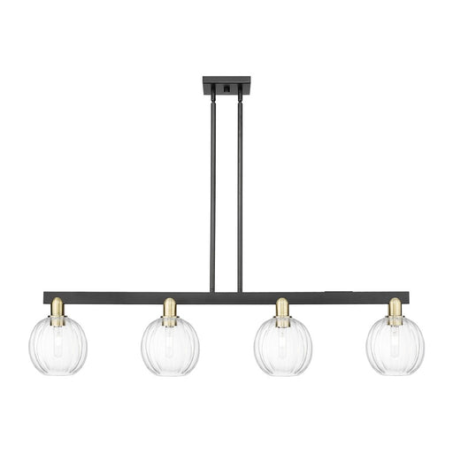 Innovations Preston 4Lt 48" Globe Stem Island, BKS/CL - 716-4I-BAB-G458-7CL