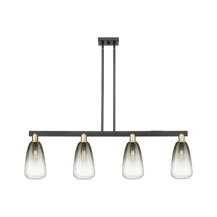 Innovations BH Almond 4Lt 48" Stem Island, BKS/SL - 716-4I-BAB-G480-6SL