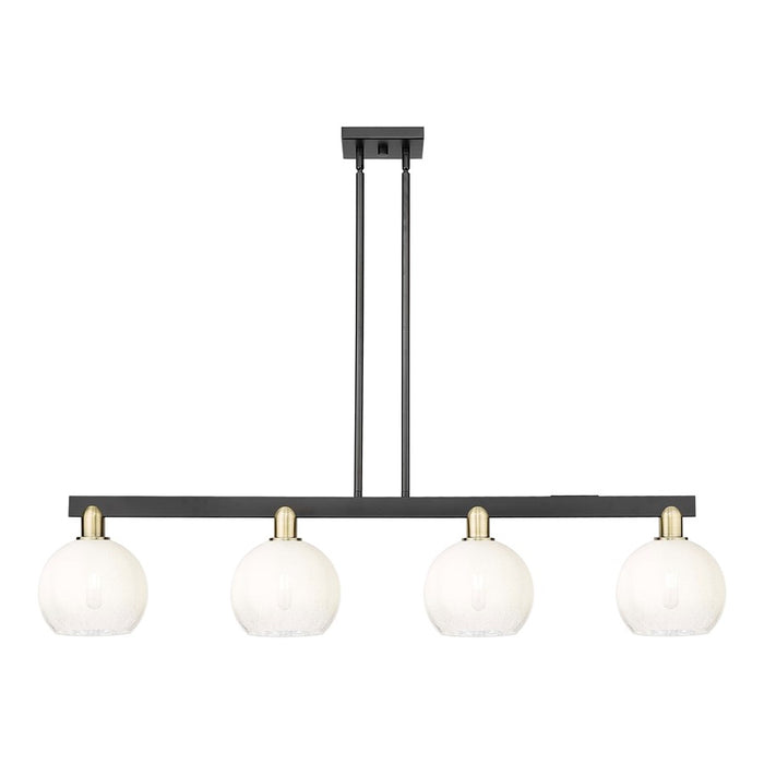 Innovations BH Globe 4Lt 48" Stem Island, BKBS/Opal - 716-4I-BAB-G483-8OP