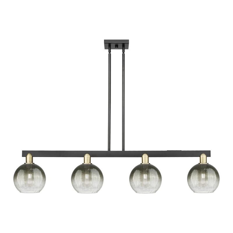 Innovations BH Globe 4Lt 48" Stem Island, BKS/SL - 716-4I-BAB-G483-8SL
