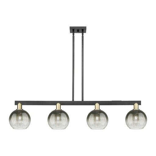 Innovations BH Globe 4Lt 48" Stem Island, BKS/SL - 716-4I-BAB-G483-8SL