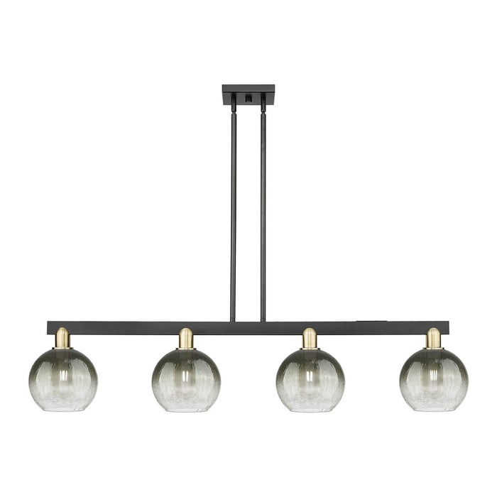 Innovations BH Globe 4Lt 48" Stem Island, BKS/SL - 716-4I-BAB-G483-8SL