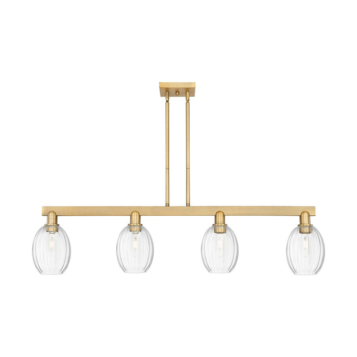 Innovations Preston 4Lt 48" Bell Stem Island Light, BB/CL - 716-4I-BB-G459-6CL