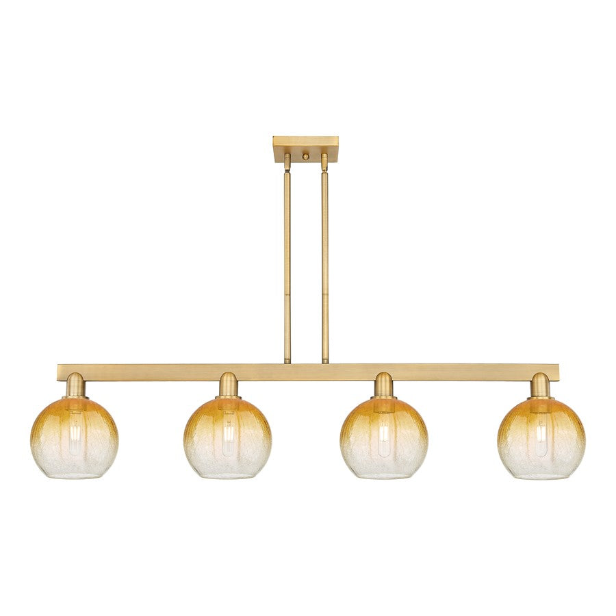 Innovations BH Globe 4Lt 48" Stem Island, BB/AM - 716-4I-BB-G483-8AM