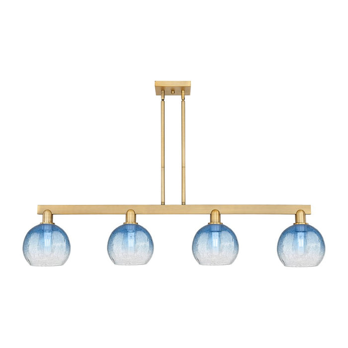 Innovations BH Globe 4Lt 48" Stem Island, BB/SB - 716-4I-BB-G483-8SB