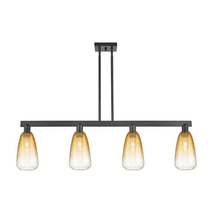 Innovations BH Almond 4Lt 48" Stem Island, BK/AM - 716-4I-BK-G480-6AM