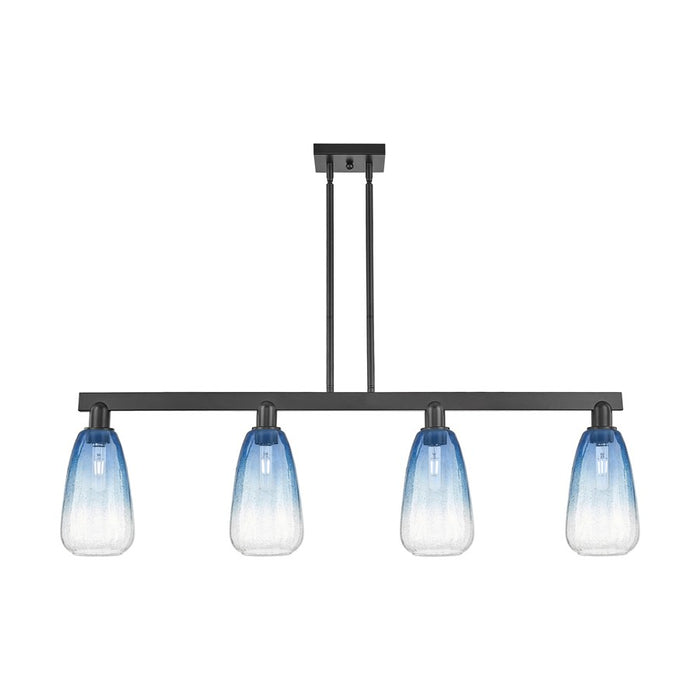 Innovations BH Almond 4Lt 48" Stem Island, BK/SB - 716-4I-BK-G480-6SB
