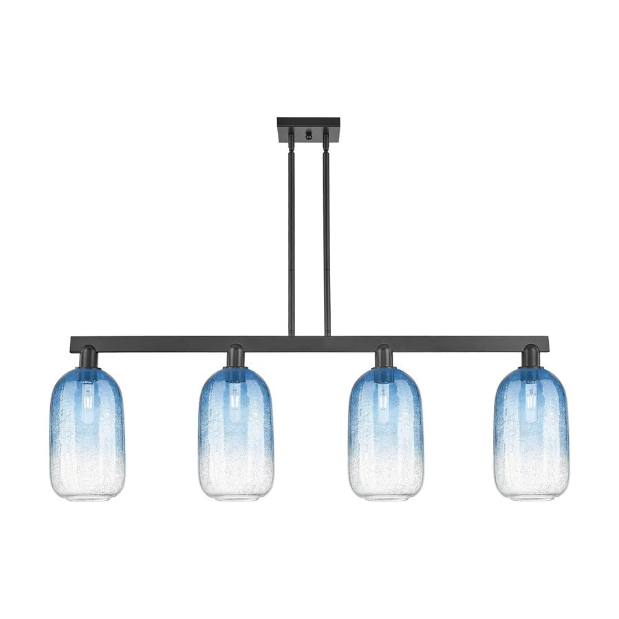 Innovations BH Cloche 4Lt 48" Stem Island, BK/SB - 716-4I-BK-G482-7SB