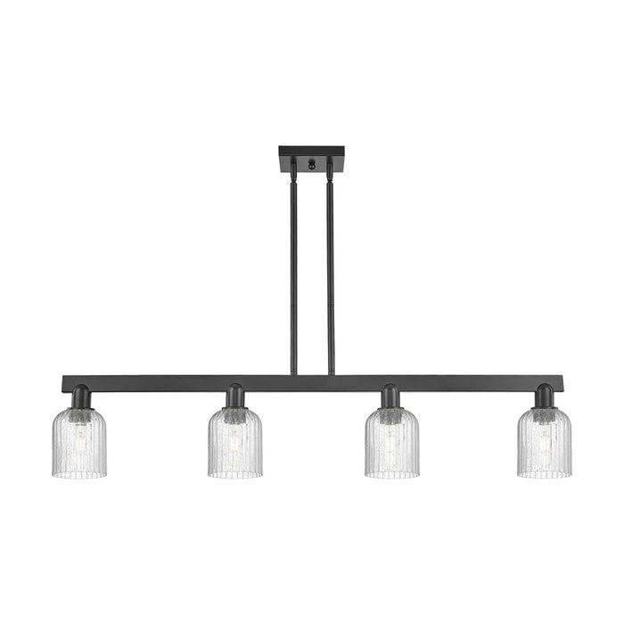 Innovations Bridal Veil 4Lt 48" Stem Island Light, BK/Seed - 716-4I-BK-G559-5SDY