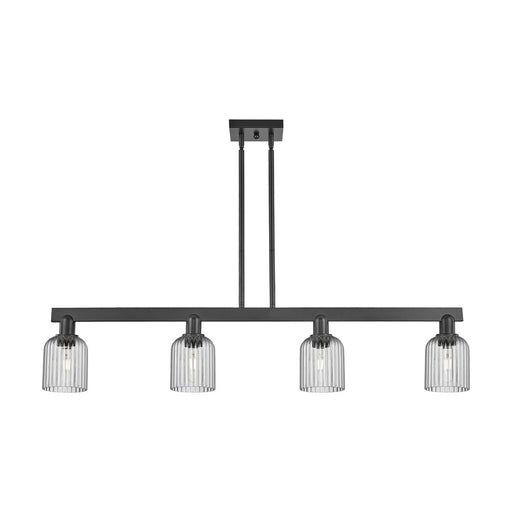 Innovations Bridal Veil 4Lt 48" Stem Island Light, BK/SM - 716-4I-BK-G559-5SM