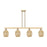 Innovations Preston 4Lt 48" Bell Stem Island Light, CBZ/MC - 716-4I-CB-G459-6ME