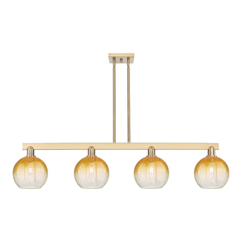 Innovations BH Globe 4Lt 48" Stem Island, CBZ/AM - 716-4I-CB-G483-8AM