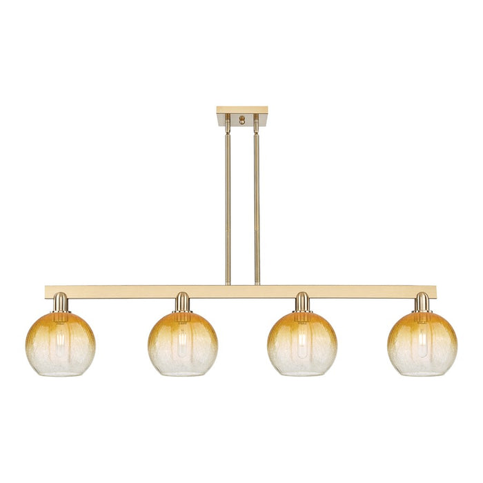 Innovations BH Globe 4Lt 48" Stem Island, CBZ/AM - 716-4I-CB-G483-8AM
