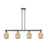 Innovations Preston 4Lt 48" Bell Stem Island Light, OB/MC - 716-4I-OB-G459-6ME