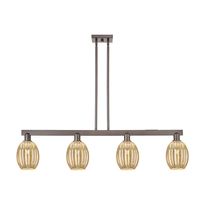 Innovations Preston 4Lt 48" Bell Stem Island Light, OB/MC - 716-4I-OB-G459-6ME