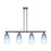 Innovations Brookhaven Almond 4Lt 48" Stem Island, BZ/SB - 716-4I-OB-G480-6SB