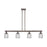 Innovations Bridal Veil 4Lt 48" Stem Island Light, OB/Smoke - 716-4I-OB-G559-5SM