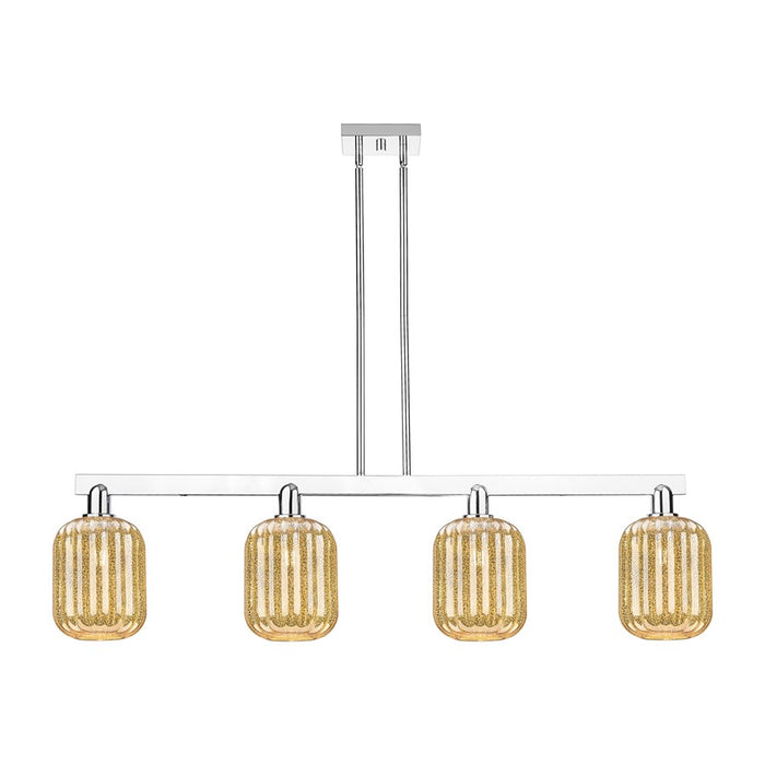 Innovations Preston 4Lt 48" Jar Stem Island Light, CH/MC - 716-4I-PC-G460-7ME