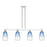 Innovations BH Almond 4Lt 48" Stem Island, CH/SB - 716-4I-PC-G480-6SB