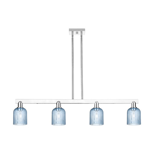 Innovations Bridal Veil 4Lt 48" Stem Island Light, CH/BL - 716-4I-PC-G559-5BL