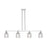 Innovations Bridal Veil 4Lt 48" Stem Island Light, CH/CL - 716-4I-PC-G559-5CL