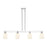 Innovations Bridal Veil 4Lt 48" Stem Island Light, CH/GW - 716-4I-PC-G559-5GWH
