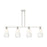 Innovations BH Almond 4Lt 48" Stem Island, PN/OP - 716-4I-PN-G480-6OP