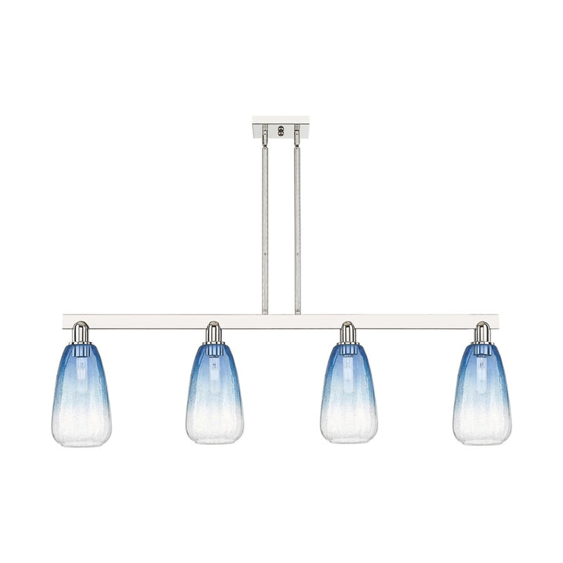 Innovations BH Almond 4Lt 48" Stem Island, PN/SB - 716-4I-PN-G480-6SB