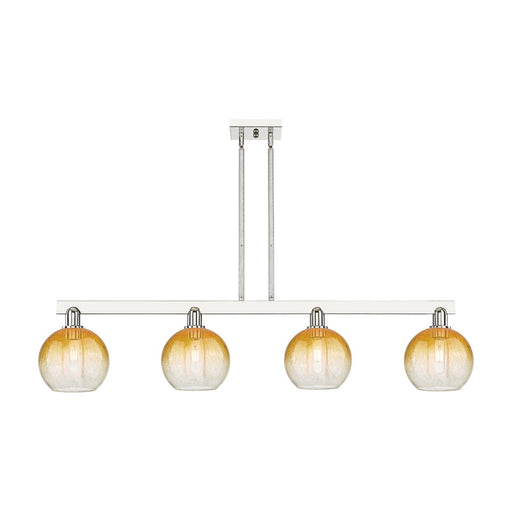 Innovations BH Globe 4Lt 48" Stem Island, PN/AM - 716-4I-PN-G483-8AM