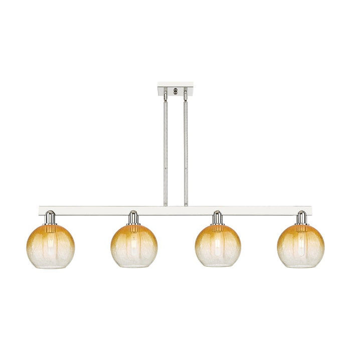 Innovations BH Globe 4Lt 48" Stem Island, PN/AM - 716-4I-PN-G483-8AM