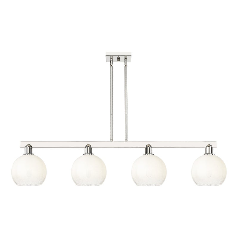 Innovations BH Globe 4Lt 48" Stem Island, PN/OP - 716-4I-PN-G483-8OP