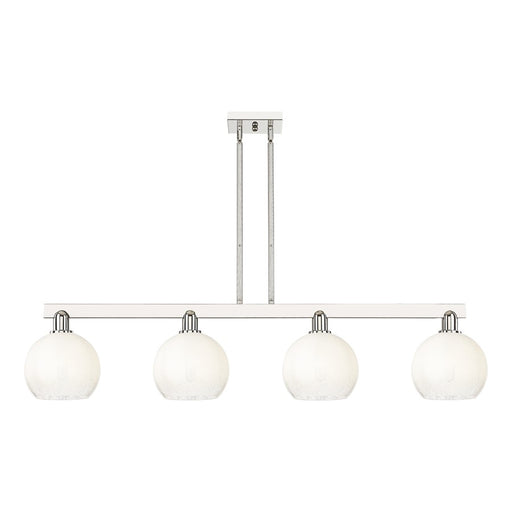 Innovations BH Globe 4Lt 48" Stem Island, PN/OP - 716-4I-PN-G483-8OP