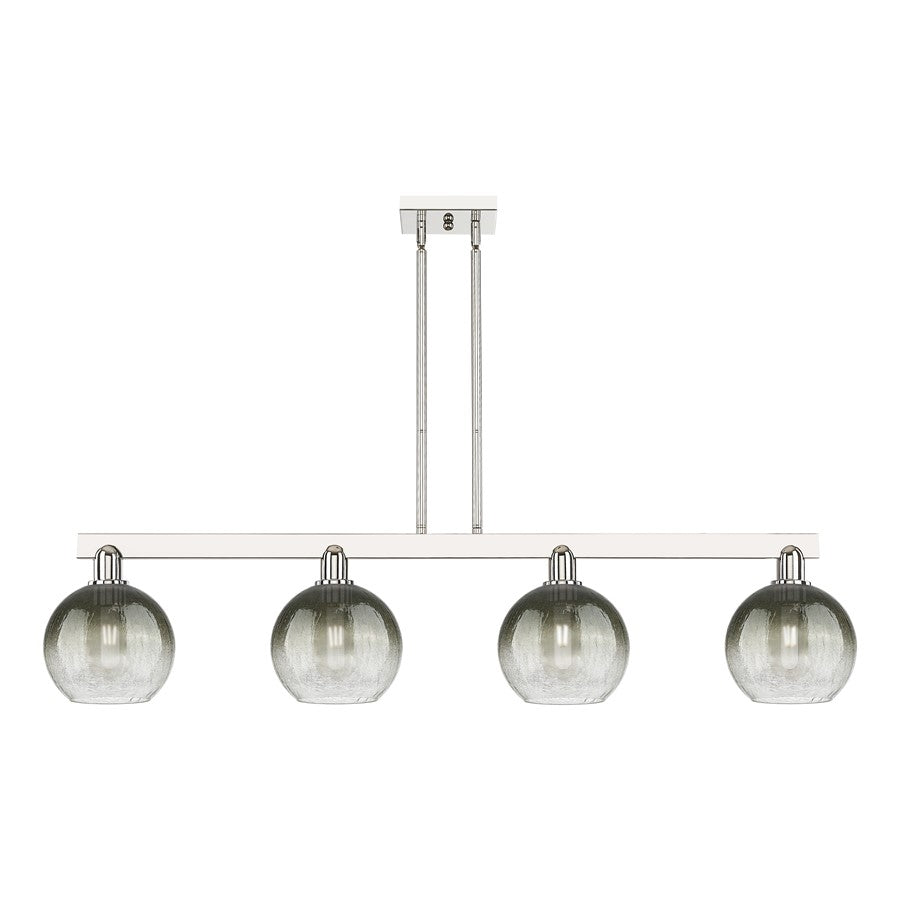 Innovations BH Globe 4Lt 48" Stem Island, PN/SL - 716-4I-PN-G483-8SL