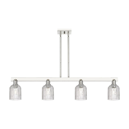 Innovations Bridal Veil 4Lt 48" Stem Island Light, PN/Clear - 716-4I-PN-G559-5CL