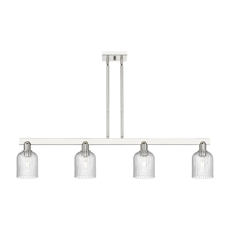 Innovations Bridal Veil 4Lt 48" Stem Island Light, PN/Seed - 716-4I-PN-G559-5SDY