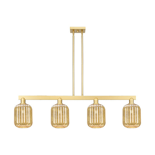 Innovations Preston 4Lt 48" Jar Stem Island Light, Gold/MC - 716-4I-SG-G460-7ME