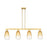 Innovations BH Almond 4Lt 48" Stem Island, GD/AM - 716-4I-SG-G480-6AM