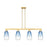 Innovations Brookhaven Almond 4Lt 48" Stem Island, GD/SB - 716-4I-SG-G480-6SB