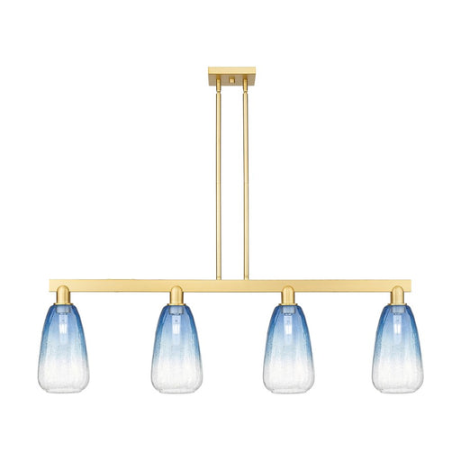 Innovations Brookhaven Almond 4Lt 48" Stem Island, GD/SB - 716-4I-SG-G480-6SB