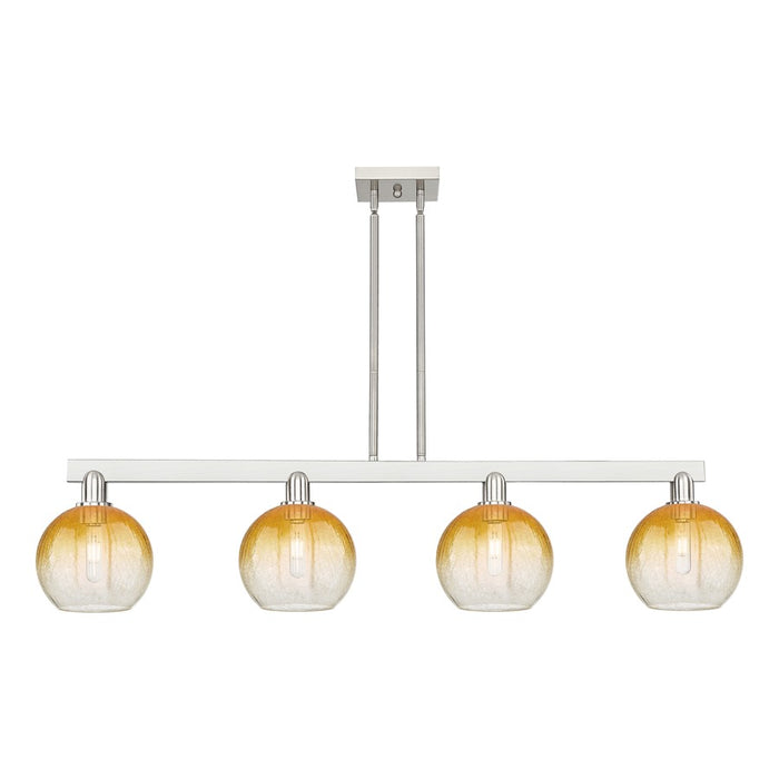 Innovations BH Globe 4Lt 48" Stem Island, SN/AM - 716-4I-SN-G483-8AM