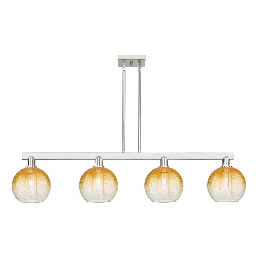 Innovations BH Globe 4Lt 48" Stem Island, SN/AM - 716-4I-SN-G483-8AM