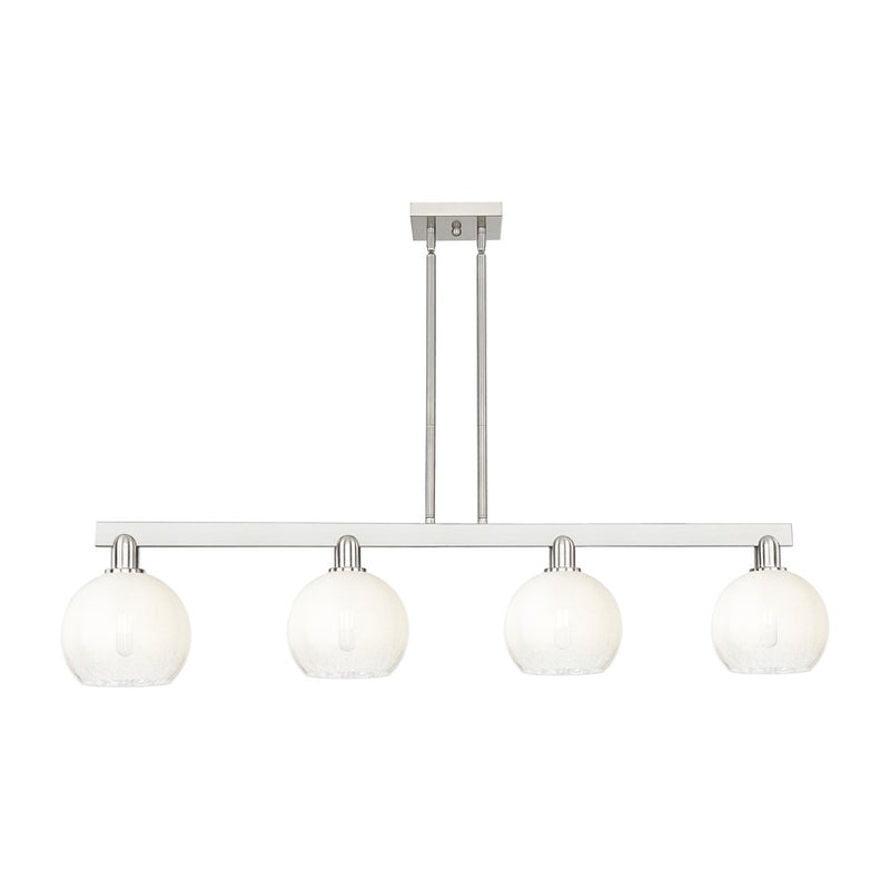 Innovations BH Globe 4Lt 48" Stem Island, SN/OP - 716-4I-SN-G483-8OP