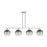 Innovations BH Globe 4Lt 48" Stem Island, SN/SL - 716-4I-SN-G483-8SL
