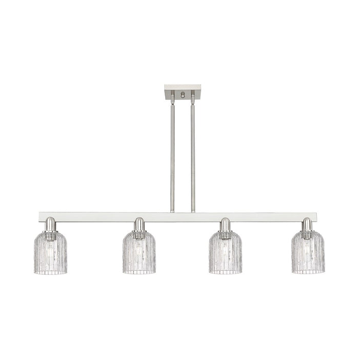 Innovations Bridal Veil 4Lt 48" Stem Island Light, SN/Clear - 716-4I-SN-G559-5CL