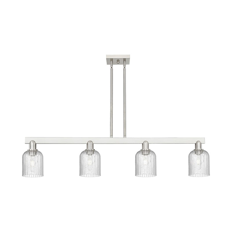 Innovations Bridal Veil 4Lt 48" Stem Island Light, SN/Seed - 716-4I-SN-G559-5SDY