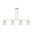 Innovations Bridal Veil 4Lt 48" Stem Island Light, SN/Seed - 716-4I-SN-G559-5SDY